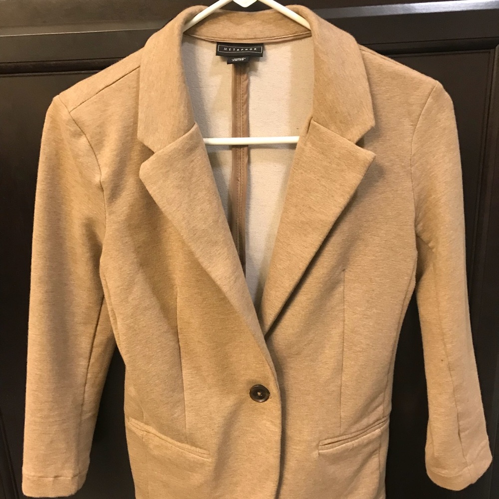 Tan blazer